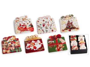 ingrosso sottobicchiere natale ceramica
