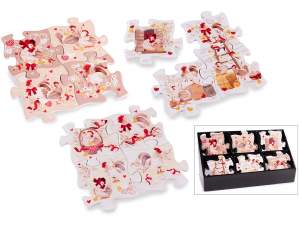 ingrosso sottobicchiere puzzle ceramica