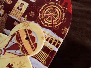 ingrosso sottopentola natale ceramica