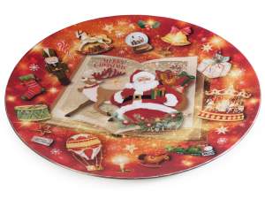 grossista sotto piatto babbo natale