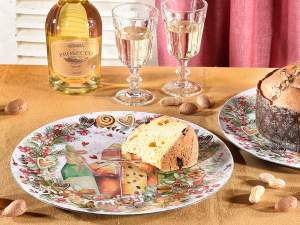 ingrosso sotto piatto natale panettone