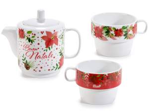 Wholesale Christmas Star Teapot Cup Set