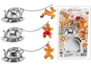 wholesale Christmas gift herbal tea infuser
