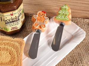 Wholesale Christmas knife with gingerbread decorat