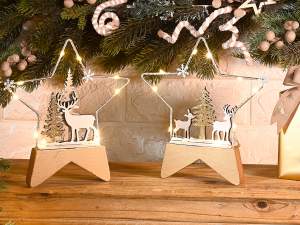 ingrosso stelle natale luci paesaggio