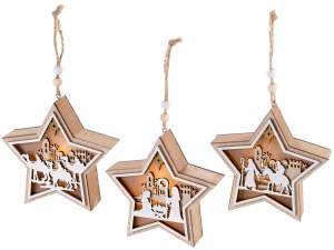 ingrosso addobbo albero presepe stella