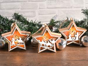 ingrosso addobbo albero presepe stella
