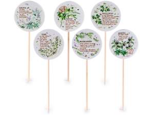 ingrossi stick decorativo ceramica erbe aromatiche