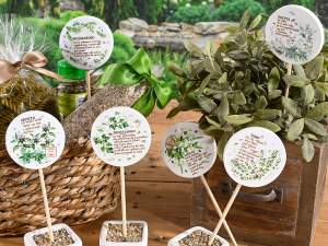 ingrossi stick decorativo ceramica erbe aromatiche