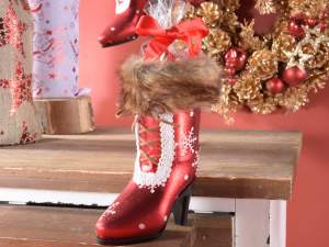 Grossista decoro stivaletto tacco albero natale