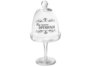 Crédence en verre en gros avec inscription