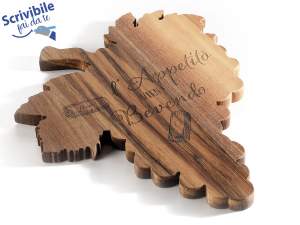 ingrosso tagliere uva legno