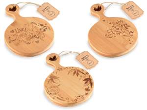 ingrosso taglieri cucina legno bamboo