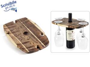 ingrosso tagliere portabicchieri bottiglia botte