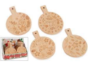 Ingrosso tagliere legno Natale