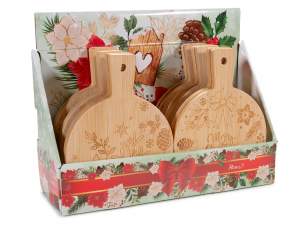 Ingrosso tagliere legno Natale
