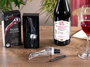 ingrosso idea regalo vino tappo decanter