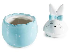 Tarro de dulces de conejito de Pascua al por mayor