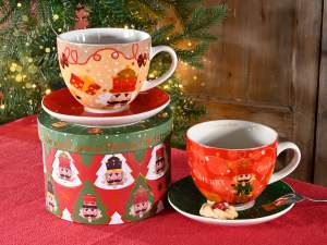 Grossiste coffret cadeau mugs de Noël