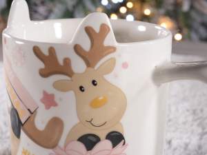 Grossiste mug renne de Noël