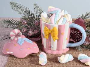 Taza de regalo de Navidad al por mayor con dulces