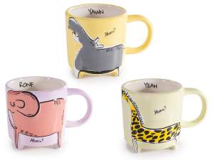Tazas de animales de colores al por mayor