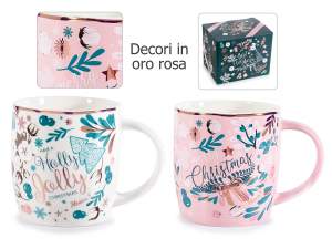 Mayorista de tazas de decoración navideña
