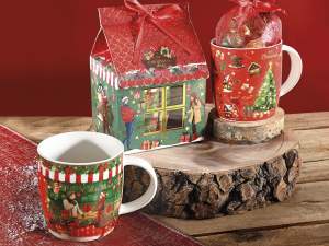 Paquete de regalo al por mayor de tazas navideñas