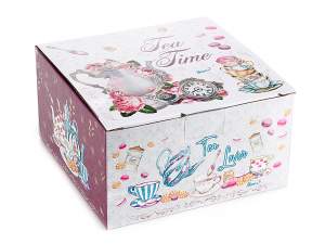 Tazas de té de porcelana decoradas al por mayor