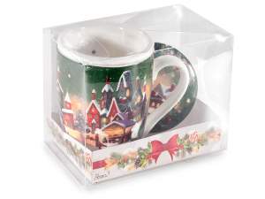 Taza té de hierbas regalo de Navidad al por mayor