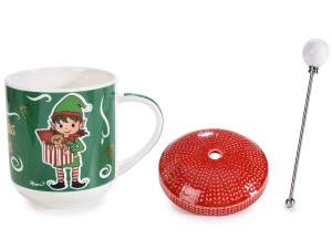 Tapa de taza de gnomo navideña al por mayor