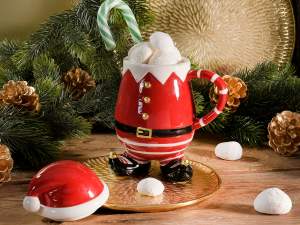 ingrosso tazze babbo natale coperchio cappello
