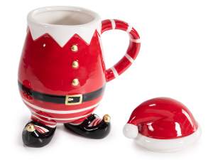 ingrosso tazze babbo natale coperchio cappello