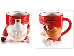 ingrosso tazza babbo natale ceramica