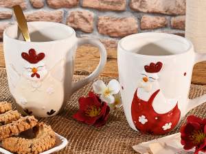 grossista tazza casa gallina rilievo