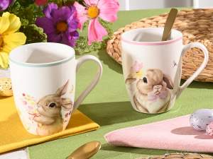 grossista tazza pasquale coniglietto