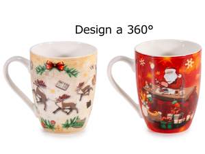 Ingrosso tazza porcellana Natale