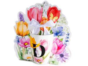 ingrosso tazza iniziale fiori
