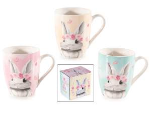 grossista tazza pasqua coniglio