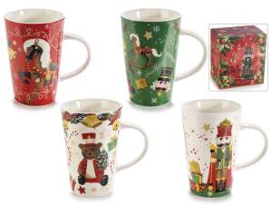 Ingrosso tazza schiaccianoci natale orso