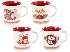 ingrosso tazza animaletti natale