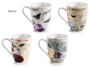 Ingrosso tazza regalo fiori