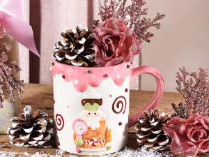 ingrosso tazza natale caramella schiaccianoci