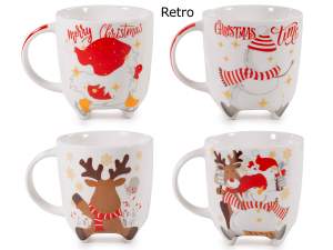 Grossista tazza porcellana Natale