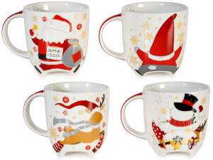 ingrosso tazza natale piedini