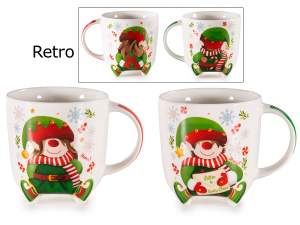 ingrosso tazza elfo natale piedini regalo