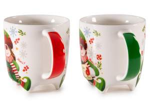 ingrosso tazza elfo natale piedini regalo