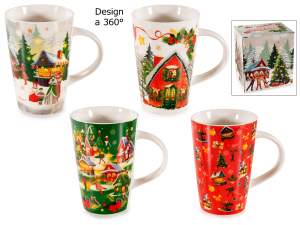ingrosso tazza natale scatola regalo