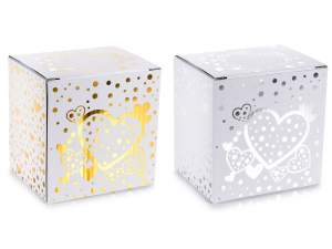 ingrosso tazza porcellana cuore oro