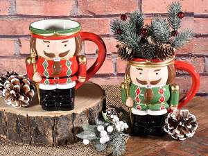 ingrosso schiaccianoci tazza natale ceramica